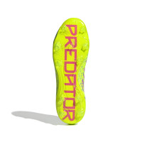 adidas Predator Pro Gras Football Shoes (FG) Neon Yellow Blue Pink
