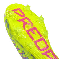 adidas Predator Pro Gras Football Shoes (FG) Neon Yellow Blue Pink