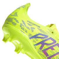 adidas Predator League Grass/Artificial Grass Football Boots (MG) Neon Yellow Blue Pink