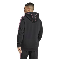 adidas Inter Miami CF Travel Tracksuit Hooded 2025-2026 Black Pink
