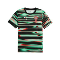 PUMA Portugal Pre-Match Training Shirt 2025-2026 Black Green Red White