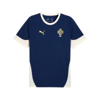 PUMA Portugal Training Shirt 2025-2026 Dark Blue Off-White Yellow