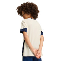 PUMA Portugal Training Shirt 2025-2026 Kids Off White Dark Blue