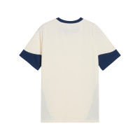 PUMA Portugal Training Shirt 2025-2026 Kids Off White Dark Blue