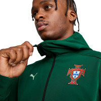 PUMA Portugal Pumatech Woven Trainingsjack 2025-2026 Donkergroen Groen Wit