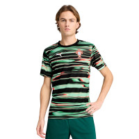 PUMA Portugal Pre-Match Training Shirt 2025-2026 Black Green Red White
