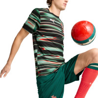 PUMA Portugal Pre-Match Training Shirt 2025-2026 Black Green Red White