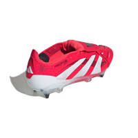 adidas Predator Elite FT Iron Nop Football Shoes (SG) Red White Black