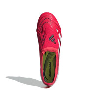 adidas Predator Elite FT Iron Nop Football Shoes (SG) Red White Black