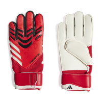 adidas Predator Match Goalkeeper Gloves Red White Black
