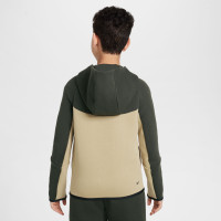 Nike Tech Fleece Sportswear Vest Kids Beige Dark Green Black