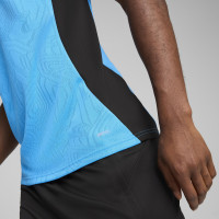 PUMA Olympique Marseille Training Shirt 2024-2025 Light Blue Black Bronze