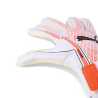 PUMA Ultra Ultimate Hybrid Keepershandschoenen Wit Rood Zwart
