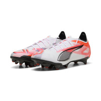 PUMA Ultra 5 Ultimate Carbon Grass Football Boots (FG) Women White Black Red