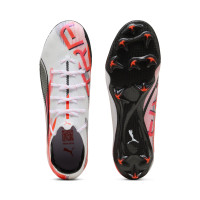 PUMA Ultra 5 Ultimate Carbon Grass Football Boots (FG) Women White Black Red