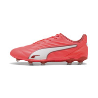 PUMA King Pro Grass/Artificial Grass Football Shoes (MG) Red White