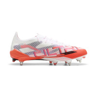 PUMA Ultra 5 Ultimate Iron Nop Football Shoes (SG) White Black Red
