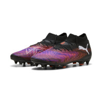 PUMA Future 8 Pro Iron-Nop Football Shoes (SG) Black Purple Red