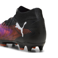 PUMA Future 8 Pro Iron-Nop Football Shoes (SG) Black Purple Red