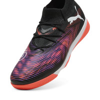 PUMA Future 8 Match Indoor Football Boots (IN) Black Purple Red