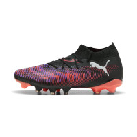 PUMA Future 8 Match Grass/Artificial Grass Football Shoes (MG) Women's Black Purple Red