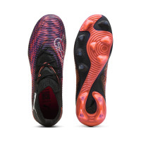 PUMA Future 8 Match Grass/Artificial Grass Football Shoes (MG) Women's Black Purple Red
