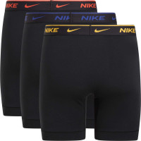 Nike Everyday Cotton Boxershort Brief 3-Pack Zwart Geel Blauw Oranje