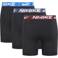 Nike Dri-FIT Ultra Stretch Micro Boxer Shorts 3-Pack Black Burgundy Purple Blue