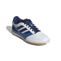 adidas Super Sala III Indoor Football Boots (IN) Kids White Blue Dark Blue