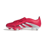 adidas Predator League FT Iron Nop Football Shoes (SG) Red White Black