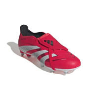 adidas Predator League FT Iron Nop Football Shoes (SG) Red White Black