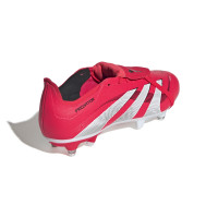 adidas Predator League FT Iron Nop Football Shoes (SG) Red White Black