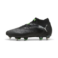 PUMA Future 8 Ultimate Iron Nop Football Shoes (SG) Black Grey Green