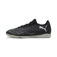 PUMA Future 8 Play Zaalvoetbalschoenen (IN) Zwart Grijs Groen