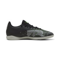 PUMA Future 8 Play Zaalvoetbalschoenen (IN) Zwart Grijs Groen