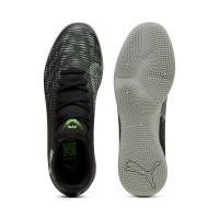 PUMA Future 8 Play Zaalvoetbalschoenen (IN) Zwart Grijs Groen