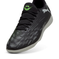 PUMA Future 8 Play Zaalvoetbalschoenen (IN) Zwart Grijs Groen
