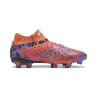 PUMA Future 8 Ultimate Creativity Gras Voetbalschoenen (FG) Oranje Paars Zwart