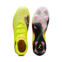 PUMA Future 8 Ultimate Gras Voetbalschoenen (FG) Geel Zwart Roze