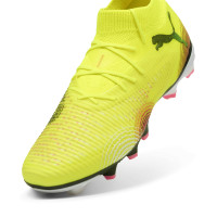 PUMA Future 8 Pro Grass/Artificial Grass Football Boots (MG) Yellow Black Pink