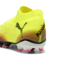 PUMA Future 8 Pro Grass/Artificial Grass Football Boots (MG) Yellow Black Pink