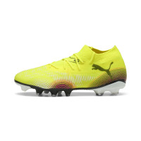 PUMA Future 8 Match Grass/Artificial Grass Football Boots (MG) Yellow Black Pink