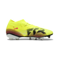 PUMA Future 8 Match Grass/Artificial Grass Football Boots (MG) Yellow Black Pink
