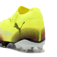 PUMA Future 8 Match Grass/Artificial Grass Football Boots (MG) Yellow Black Pink