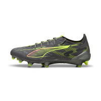 PUMA Ultra 5 Ultimate Gras Football Boots (FG) Dark Grey Yellow Pink