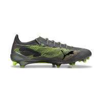 PUMA Ultra 5 Ultimate Gras Football Boots (FG) Dark Grey Yellow Pink