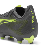 PUMA Ultra 5 Match Grass/Artificial Grass Football Boots (MG) Dark Grey Yellow Pink