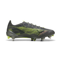 PUMA Ultra 5 Ultimate Iron Nop Football Boots (SG) Dark Grey Yellow Pink