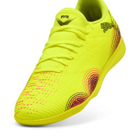 PUMA Future 8 Play Indoor Football Boots (IN) Yellow Black Pink