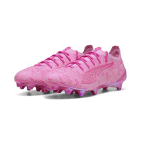 PUMA Ultra 5 Ultimate X KIDSuper Grass Football Boots (FG) Pink
